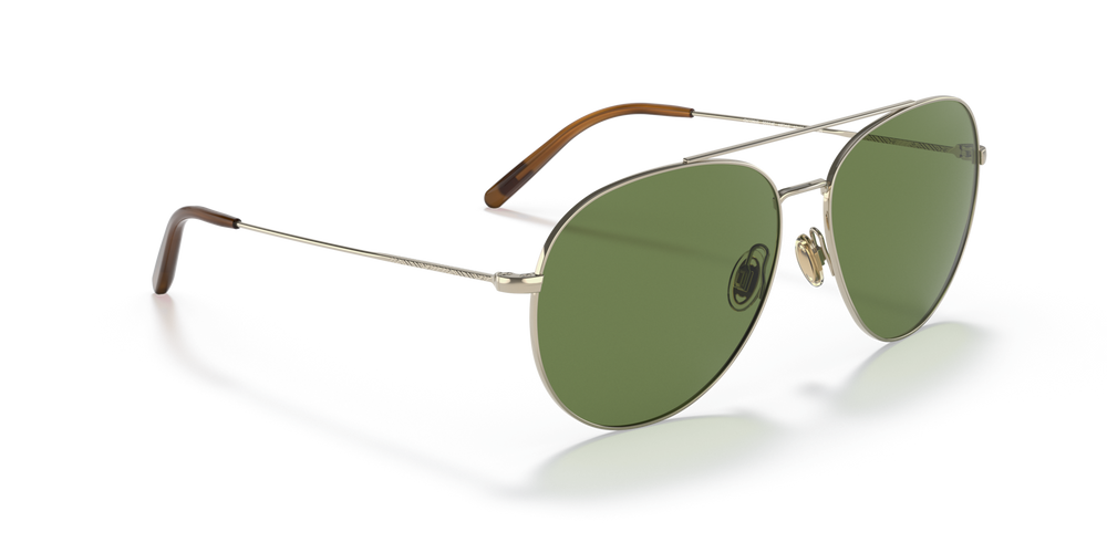 Sie Oliver Peoples Airdale mit Weichgold Gestell und Grün Gläsern - bild 3