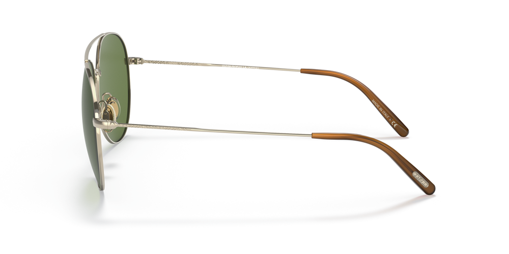 Oliver Peoples Airdale with Soft Gold frame and Green lenses - image 4