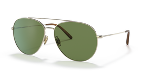 Oliver Peoples Airdale with Soft Gold frame and Green lenses - Image 1