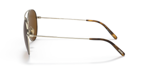 Oliver Peoples Airdale with Soft Gold frame and Brown lenses - Image 4