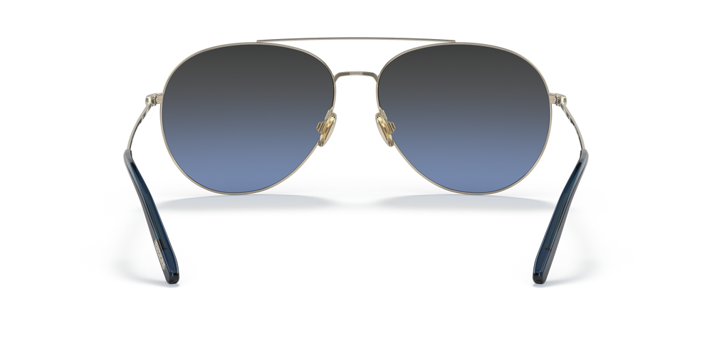 Oliver Peoples Airdale avec une monture Or pâle et des verres Bleu - L'image 5