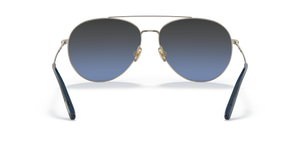 Oliver Peoples Airdale avec une monture Or pâle et des verres Bleu - L'image 5