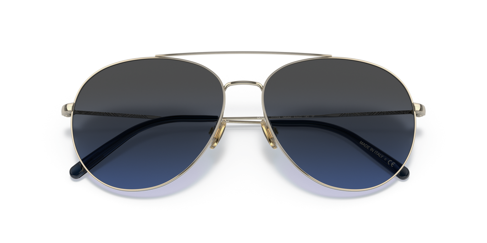 Oliver Peoples Airdale with Soft Gold frame and Blue lenses - image 2