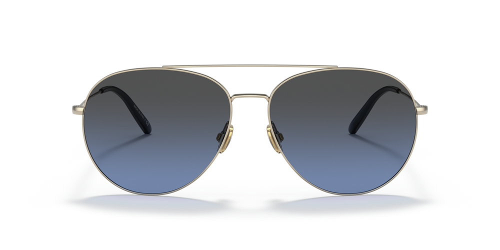 Oliver Peoples Airdale with Soft Gold frame and Blue lenses - image 2