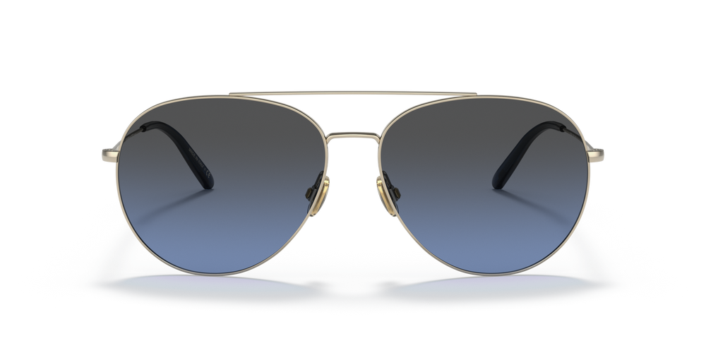 Oliver Peoples Airdale with Soft Gold frame and Blue lenses - image 2