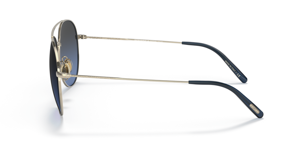 Oliver Peoples Airdale with Soft Gold frame and Blue lenses - image 4