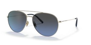 Oliver Peoples Airdale avec une monture Or pâle et des verres Bleu - L'image 1