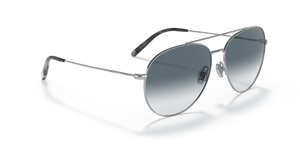 Oliver Peoples Airdale with Silver frame and Blue lenses - Image 3