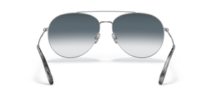 Oliver Peoples Airdale con montura Plateado y lentes Azul - imagen 5