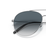 Oliver Peoples Airdale with Silver frame and Blue lenses - Variant