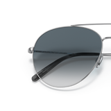 Oliver Peoples Airdale with Silver frame and Blue lenses - Variant
