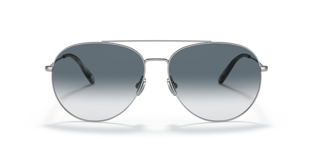 Oliver Peoples Airdale with Silver frame and Blue lenses - Image 2