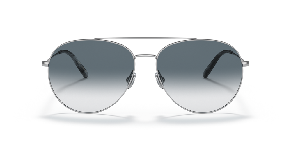 Oliver Peoples Airdale with Silver frame and Blue lenses - image 2