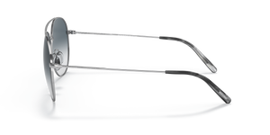 Oliver Peoples Airdale with Silver frame and Blue lenses - Image 4