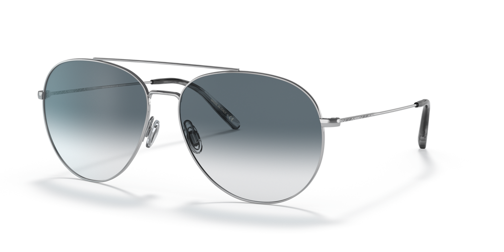 Oliver Peoples Airdale con montatura Argento e lenti  Blu - immagine 3