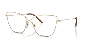 Oliver Peoples Marlyse with Gold frame and Clear lenses - Image 1