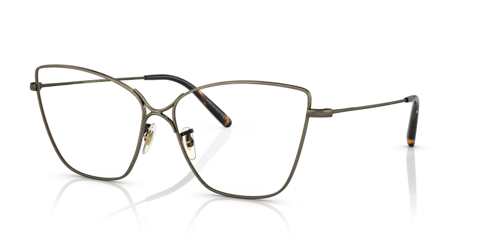 Sie Oliver Peoples Marlyse mit Antikgold Gestell und Klar Gläsern - Das Bild 2