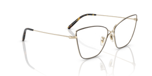 Sie Oliver Peoples Marlyse mit Gold/Tortoise Gestell und Klar Gläsern - Das Bild 3