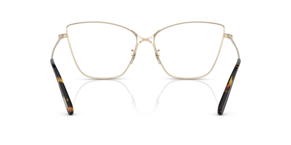 Sie Oliver Peoples Marlyse mit Gold/Tortoise Gestell und Klar Gläsern - Das Bild 5
