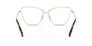 Sie Oliver Peoples Marlyse mit Gold/Tortoise Gestell und Klar Gläsern - Das Bild 5