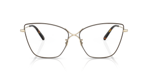 Sie Oliver Peoples Marlyse mit Gold/Tortoise Gestell und Klar Gläsern - Das Bild 2