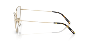 Sie Oliver Peoples Marlyse mit Gold/Tortoise Gestell und Klar Gläsern - Das Bild 4