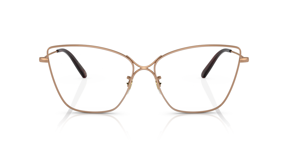 Sie Oliver Peoples Marlyse mit Rotgold Gestell und Klar Gläsern - Das Bild 2