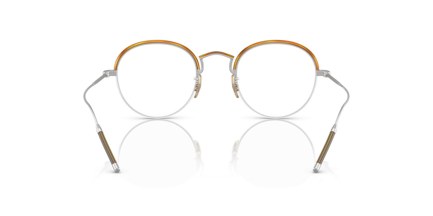 Oliver Peoples TK-6 with Silver/Amber Tortoise frame - Image Nosepads