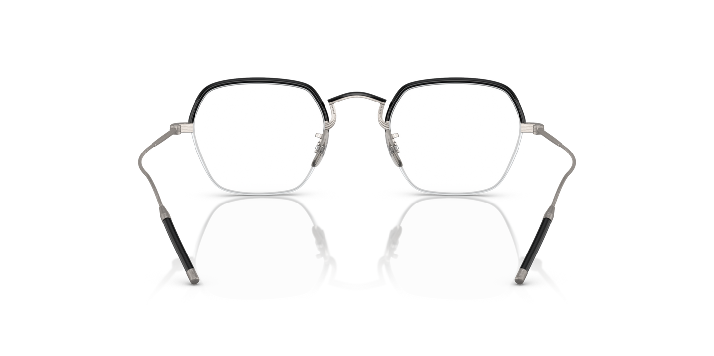 Oliver Peoples TK-7 with Pewter/Black frame - Image Nosepads