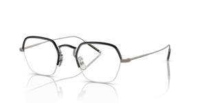 Oliver Peoples TK-7 con montura Gris plateado / Negro - El 1