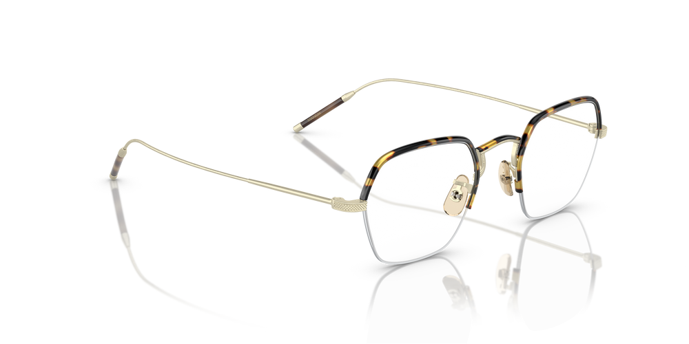 Oliver Peoples TK-7 avec monture Or brossé/Écaille de tortue - L'image 3
