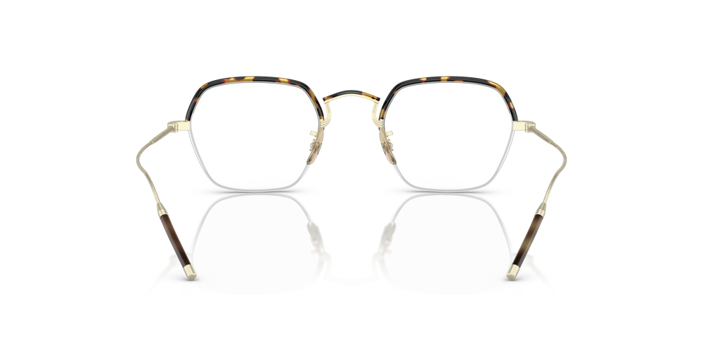 Oliver Peoples TK-7 avec monture Or brossé/Écaille de tortue - L'image 5
