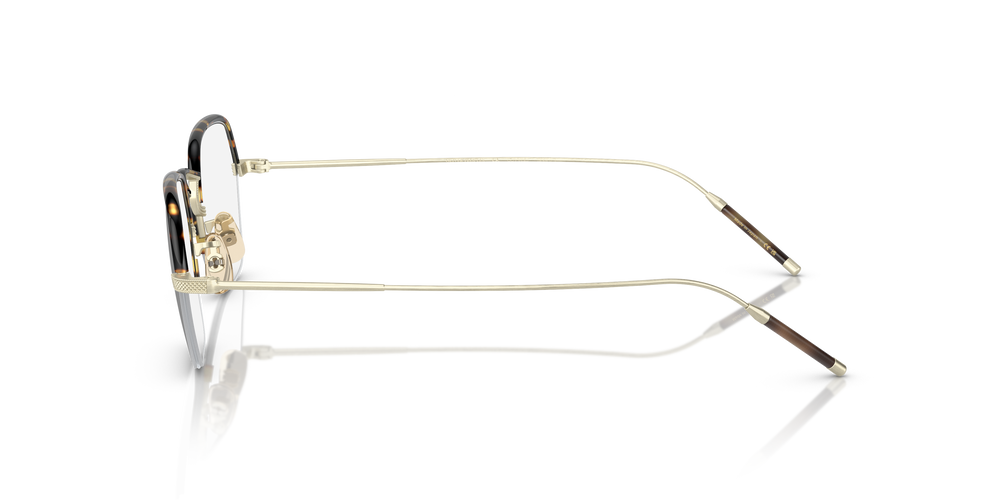 Oliver Peoples TK-7 avec monture Or brossé/Écaille de tortue - L'image 4
