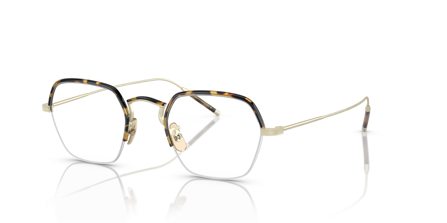 Oliver Peoples TK-7 with Brushed Gold/Tortoise frame - Image Eyewire