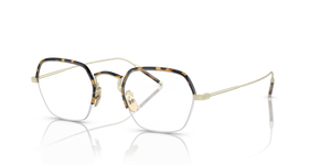 Oliver Peoples TK-7 avec monture Or brossé/Écaille de tortue - L'image 1