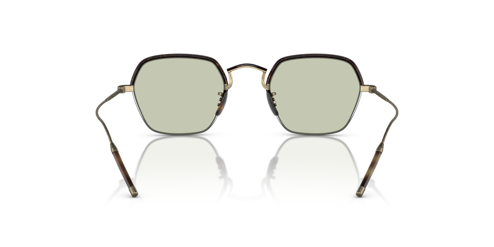 Oliver Peoples TK-7 con montura Oro antiguo / Tortuga oscuro - El 5