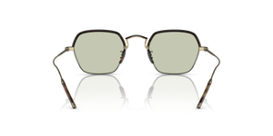 Oliver Peoples TK-7 con montura Oro antiguo / Tortuga oscuro - El 5