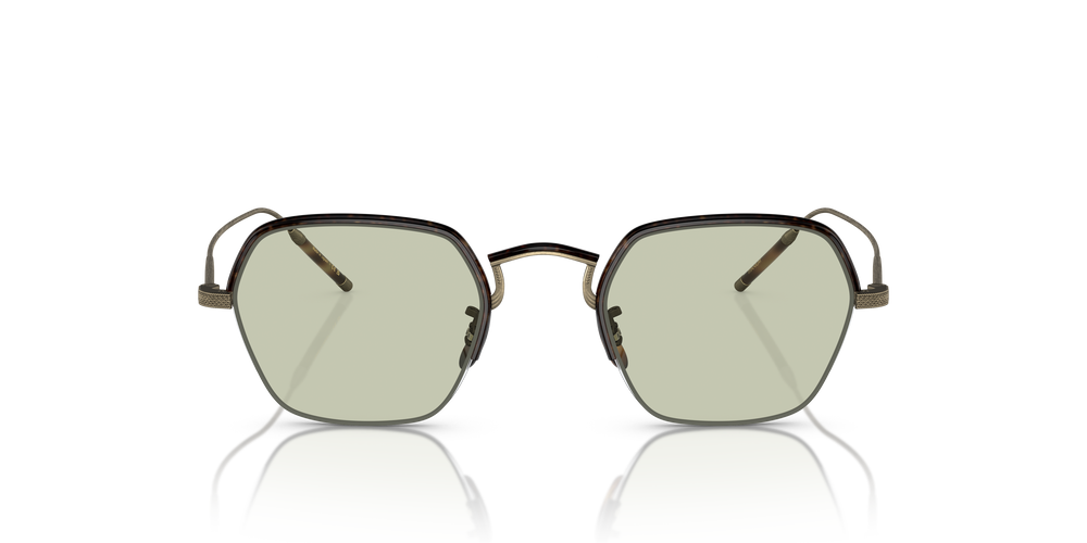 Oliver Peoples TK-7 con montura Oro antiguo / Tortuga oscuro - El 2