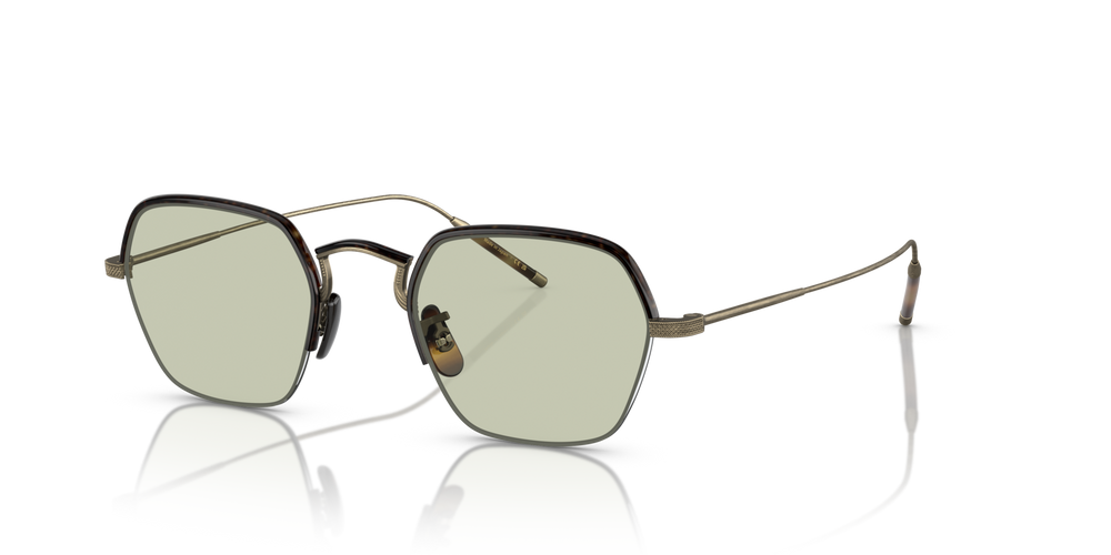 Oliver Peoples TK-7 con montatura Oro anticato/Tartarugato scuro - immagine 4