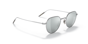 Oliver Peoples TK-4 mit Silber gebürstet Gestell - Das Bild 3