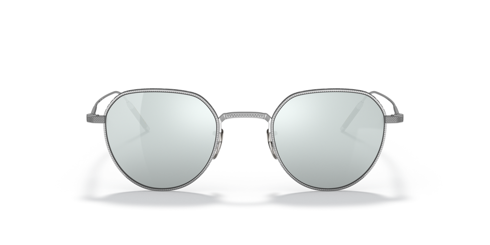 Oliver Peoples TK-4 mit Silber gebürstet Gestell - Das Bild 2
