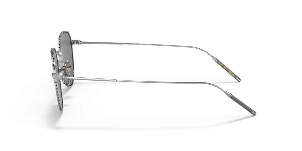 Oliver Peoples TK-4 mit Silber gebürstet Gestell - Das Bild 4