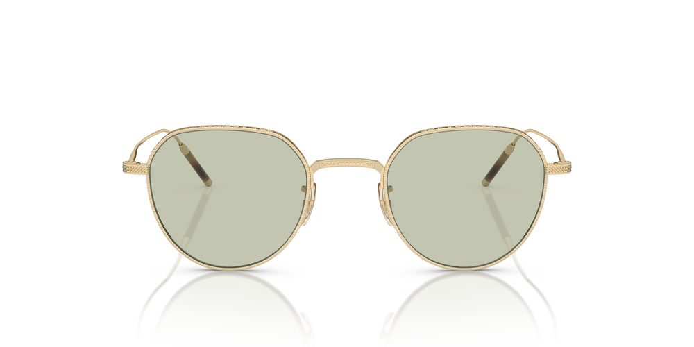 Oliver Peoples TK-4 mit Gold gebürstet Gestell - Das Bild 2