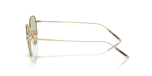Oliver Peoples TK-4 mit Gold gebürstet Gestell - Das Bild 4
