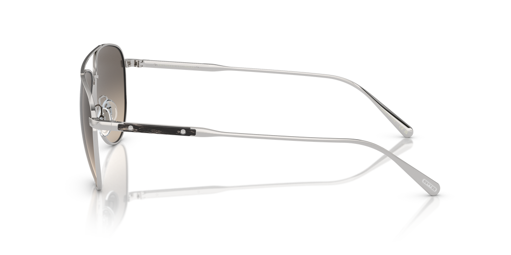 Oliver Peoples Disoriano with Silver frame and Grey lenses - Image 4