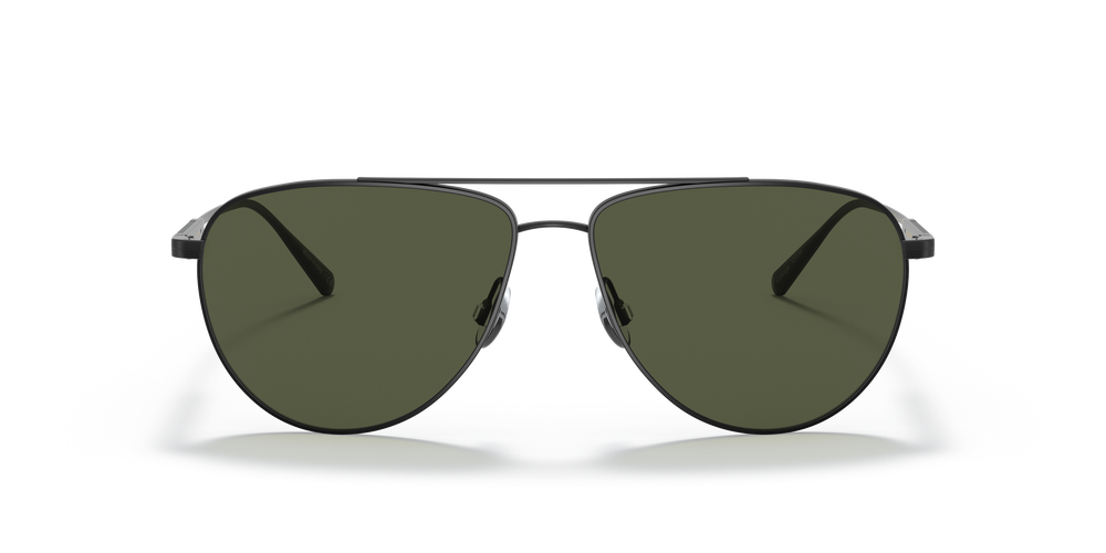 Oliver Peoples Disoriano with Matte Black frame and Green lenses - Image 2