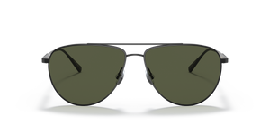 Oliver Peoples Disoriano with Matte Black frame and Green lenses - Image 2