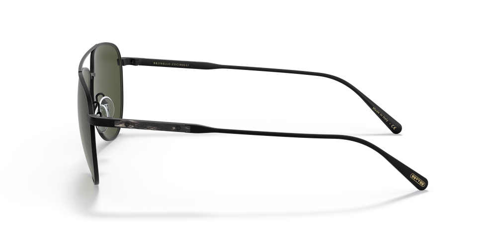 Oliver Peoples Disoriano with Matte Black frame and Green lenses - Image 4