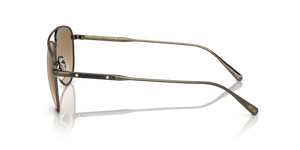 Oliver Peoples Disoriano with Antique Gold frame and Pink lenses - Image 4