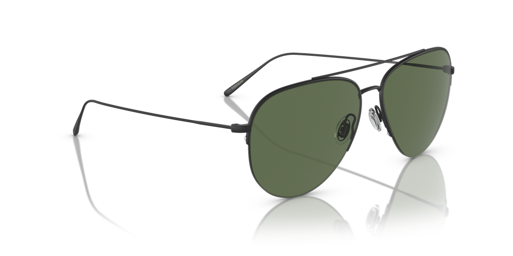Oliver Peoples Cleamons with Matte Black frame and Green lenses - image 3